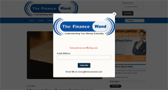 Desktop Screenshot of financewand.com